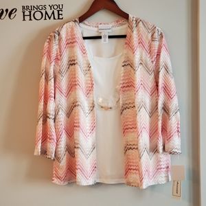 Alfred Dunner Mock Layer Top